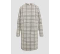 Gemustertes Sweat-Kleid mit Turtleneck 36 creme 2156475.02N4.36