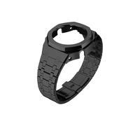 Gen4 Gen5 Modification Kit Fit for Casio GA-2100 GMA-S2100 Mod Metall Edelstahl Gehäuse Schraube Lünette Strap Fit for GA-2110 GA-B2100(Black,For GAB2100)