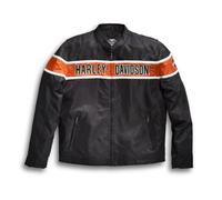 Generations Casual Herren Freizeit Jacke, 3XL 3XL schwarz orange