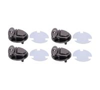 Generic 10 Stück Legierungs-Tuck-Lock-Verschluss, 40 Mm Geldbörsen-Druckverschluss mit 47 X 47 Mm Grundplatte, Sicherer Entenzungenverschluss für Handtaschen und Geldbörsen