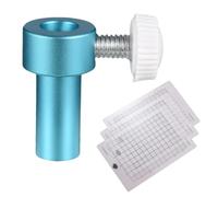 Generic Adapter für Gestanzte Maschinenstifte aus Aluminiumlegierung mit 3 Stück Schneidematte 6,5 X 4,5 Zoll für die -Schneidemaschine (2)