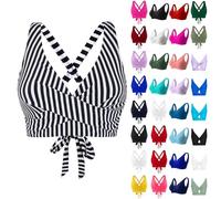 Generic Angebote des Tages Heute Bikini Oberteil Loose Push Up BH Big Brüste Lassig Bikinis Damen Set Grosse Grössen Bikini Grosse Grössen Mit Bügel Badeanzug Damen Große Oberweite(1-Gray,XXL)