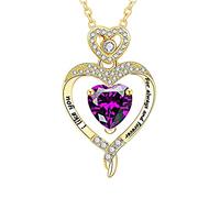 Generic Einfache herzförmige Anhänger Schlüsselbein Kette Mode Diamant Gravur Englisch Damen CZ Anhänger Halskette Schmuck