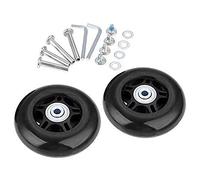Generic Ersatz Rollen für Koffer - Gummi Räder Ersatz Wheels für Trolley Samsonite Hartschalenkoffer mit Kugellager - Reparatur Set (50 * 6 * 18mm A: 30mm und 35mm)