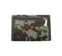 Generic Geldbörse, Camouflage, Militär-Stil, Pixel-Stil., grün, 13 9 cm, Lässig