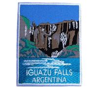 Generic Iguazu Falls Argentinien Patch (8,9 cm) bestickter Aufnäher zum Aufbügeln oder Aufnähen, Reise-Souvenir-Emblem, Paraguay, Brasilien, Südamerika, Geschenk, groß, KarmA618