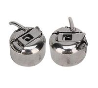 Generic Metall-Spulenkapsel für Nähmaschinen, 2 Stück, Korrosionsbeständig und Leicht, für -Modelle, 3,9 X 1,6 Cm, Effiziente Leistung
