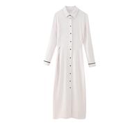 Generic Modisches Hemdkleid für Damen - Off White - M