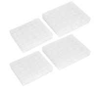 Generic Nähspulen-Box, Hochwertiger Tragbarer Organizer für Näherin, 4 Stück, 25/36 Gitter, Kunststoffkoffer
