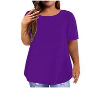 Generic Oversize T Shirt Damen Vintage Kurzärmeliges Rundhals Los Angeles Oberteile Tops Casual Lockere Basic Sommer Tee Shirts Bluse. Happy New Year 2024