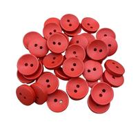 Generic Runde Kinderknöpfe, 15 mm, 20 mm, 25 mm, Holz, handgefertigt, Scrapbooking, Hochzeitsdekoration, Nähzubehör (16,20 mm (20 Stück))