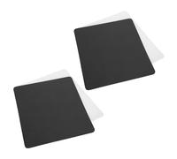 Generic Rutschfeste Nähmaschinen-Fußpedalauflage, Geräuschreduzierungsmatte für Heimnähen, Schwarz, 4 Stück, 9,1 X 7,5 Zoll