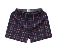 Generic Schlafanzughosen für Herren Kurz Kariert Pyjamahose Shorty Baumwolle Bermuda Schlafshorts Männer Sommer Kurze Schlafanzughose Pyjama Shorts Nachtwäsche Loungewear