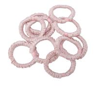 Generic Skinny Scrunchies Elegante Haargummis für Frauen, Pferdeschwanzhalter für das Tägliche Styling, 10 Stück Stoff-Haarband (PINK)