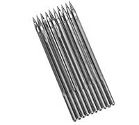 Generic Starkes Schuhreparaturnadelset mit Hoher Härte für Handgekurbelte Schuhreparaturmaschinen, 10 Packungen Edelstahlnadeln (SL-26)