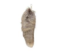 Generic Therian Tail Fuchsschwanz Anhänger 40cm Extra Groß Fuchs Schlüsselanhänger Tasche Zusätze Auto Schlüsselketten Anhänger Weich Flaumig Fox Tail Handtasche Dekoration