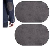 Generic Wildleder Aufnäher, 2 Stück, Reparaturflicken Für Ellenbogen, 11*18cm, Grau, Unisex, Erwachsene