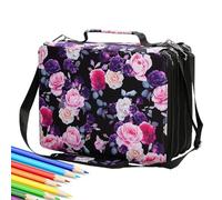 Generico Adorable Marker and Pen Storage Box, Large Capacity Pencil Case Marker Organizer, Multi Purpose Storage Organizer, Hobby Art Craft Box, School Supply Organizer Container for Makeup Brush,