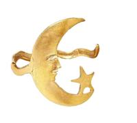 Genérico Armband mit Mond und Stern, romantischer Schmuck für Geburtstag, Jahrestag, Muttertag und Valentinstag, Consulte la descripción, Hardware (Metall), Siehe Beschreibung