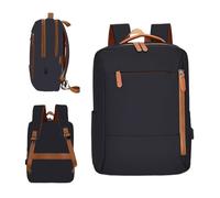 Generico Backpack Women, 15-Inch Outdoor Laptop Bag with Casual Fashion Design, Comfortable School Travel Pack for College, Workplace, Gym, Hiking, Camping, Commute, and Essentials, Schwarz