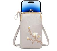 Generico Bandolera aus Leder für Damen - Geldbörse mit verstellbarem Riemen | Kleine Bandolera Tasche für Frauen | Geldbörse mit Schulter für Fitnessstudio, Sommer, Teenager, Wandern
