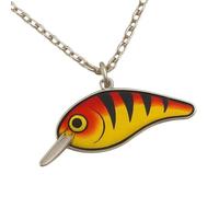 Generico Fisch Anhänger - Halskette mit Fischanhänger - Bunte Anhänger Leichte Handgemachte Haken für Frauen Männer Mädchen und Alle, riferimento alla descrizione, Acryl, Siehe