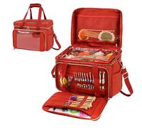 Generico Knitting Bag - Wool Storage Case Suitable 14.37x9.45x11.02 Inches, Yarn Storage Bag, Portable Crochet for Shopping Travel, Daily Storing Knitting Accessories, Crochet Hooks, Etc.