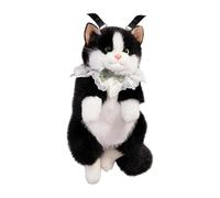 Generico Plush Backpack - Cute Stuffed Cat Design School Daypacks | Kids Backpacks For Elementary Teens Boys Girls Children Students Sports Daycare Beach Travel And Others, Schwarz , Beziehen Sie sich