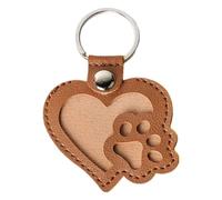 Generico Schlüsselanhänger zum Sammeln von Hunden - Ledertaschen-Anhänger Schlüsselanhänger zum Aufbewahren von Taschenanhängern | Weihnachtsgeschenk für Erwachsene und Kinder Katze und Hund entfernen
