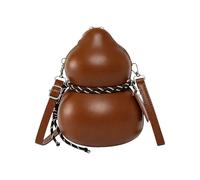 Generico Shoulder Pouch - PU Leather Calabash Sling Pouch, Vintage Casual Handbag with Compact Tools, Stylish Travel Purse, Sling Purse, Travel Carrier for School Gym Work Office Commuting Daily Use