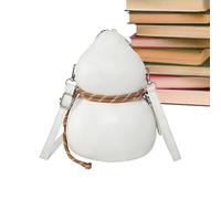 Generico Shoulder Pouch - PU Leather Calabash Sling Pouch, Vintage Casual Handbag with Compact Tools, Stylish Travel Purse, Sling Purse, Travel Carrier for School Gym Work Office Commuting Daily Use