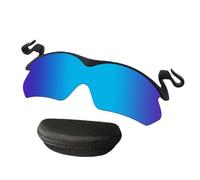 Genérico Sonnenbrille mit Clip, polarisierte Sonnenbrille für Herren, polarisiert mit UV-Blockierung, ultraleichte Sportbrille, Outdoor-Brille, elegante Sonnenbrille, blau, Consulte la descripción