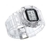Genérico Sportuhr für Herren, Unisex, LED-Licht, transparent, Sportuhr, für Damen im Innen- und Außenbereich, Radfahren, Wandern, Camping, Schwimmen, Nachtlaufen, Fitness, Alltag und andere