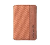 Generico Stick Card Holder - Adhesive Phone Card Holder Leather | Magnetic Card Wallet | Slim Minimalist Front Pocket Wallet | Magnetic Card Holder PU Leather Card Wallet For Credit Card Coin Cash