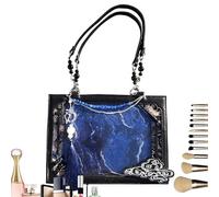 Genérico Tote Bag für Damen, Schultertasche, Vintage-Look | Schultertasche im chinesischen Neo-Stil, Vintage-Tasche, für Damen, Alltag, Reisen, Urlaub, Fotografie, Streetstyle, Glaube
