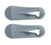 Generico Unsichtbar Herren - ultraleichte und kurze Liner - aus atmungsaktiver Baumwolle mit rutschfester Verstärkung für lässigen Look mit niedrigen Schuhen und Mokassins, blau, M