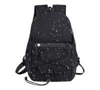 Generico Wanderrucksack | Wasserdichte tragbare Tasche | Rucksack für Outdoor Camping und Wandern, für Männer Frauen Camping Jagd Radfahren Abenteuer, Schwarz, Beziehen Sie sich auf die