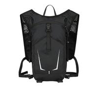 Genérico Wasserdichter und reflektierender Wanderrucksack für den Außenbereich, 15 l, für Radfahren, Rucksackreisen, Klettern, , Sport, Fitnessstudio, Outdoor, Männer, Frauen, schwarz, Consulte