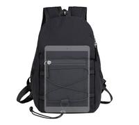 Generico Wasserdichter Wanderrucksack: tragbarer Outdoor-Rucksack, leichte, wetterfeste Reisetasche | Herren Damen Camping Rucksäcke Schulter Jagd Radfahren Abenteuer, Schwarz ,