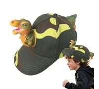 Générique Baseballkappe für Kinder, niedliches Dinosaurier-Baseballmütze, Zubehör für Eltern-Kind, Outdoor, lässig, für Wandern, Picknick und Schule