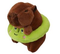 Générique Capybara-Anhänger aus Plüsch - Schlüsselanhänger aus weichem Miniatur-Tier | Realistischer Capybara-Anhänger für Schlüssel-Rucksack, weiches Sammlerstück oder Geschenk für Familie der