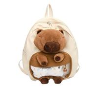 Générique Capybara - Business, lässig, Plüschtier für Mädchen und, Schulranzen mit großem Fassungsvermögen, leicht