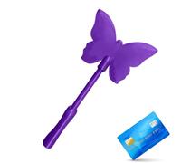 Générique Credit Card Wand - 3D Card Holder, Payment Stick mit Relieving Convenience Effectively, Cool Travel Accessories, Daily Carry Gear, for Men Women Travel Shopping Parking, violett, Se référer