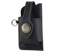 Générique Das Laptop-Etui aus Leder | Pack zum Spazierengehen - Polierte Laptoppuppe aus Leder, schützt Ihre persönlichen Gegenstände vor Beschädigungen., Schwarz , Se référer au descriptif