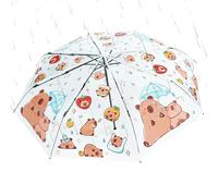 Générique Der Mini-Regenschirm für ist ein köstliches und praktisches Werkzeug für diejenigen, die Outdoor-Aktivitäten im Regen lieben. Mit Capybara-Design fängt dieser leichte Regenschirm ein