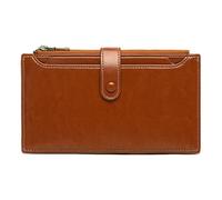 Générique Geldbörse für Frauen - Geldbörse aus PU-Leder mit Münzen - Retro-Brieftasche für Damen, für Karten, Ausweis, Schlüssel, Bank, Kreditkarte, Helm, Lippenstift, Reisen, Business,