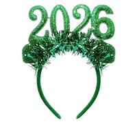 Générique Haarreif für Partys - Haarband mit Pailletten mit Nummer 2026, funkelndes Haarband für Selfie des Neujahrs | für Geburtstag, festliche Veranstaltungen, Urlaub, Weihnachten, Haus