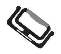 Générique Heavy Duty Bag Holder - 5,71 Zoll Grocery Bag Carrier | Labor-Saving Pouch Handle Holder, Shopping Grip für Damen, Herren, Senioren, Market, Büro und öffentliche Transportverwendung, Schwarz