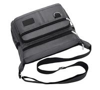 Générique Herren-Schultertasche, wasserdicht, geräumig, mehrere Fächer, vielseitig, 24 x 9,4 x 8,27 cm, leicht und hochwertig, ideal für kurze Trips, Alltag, Se référer au descriptif, Siehe