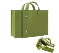 Générique Laptoptasche für Damen, Tasche aus Filz, grün, faltbar | Handtasche mit Fächern, für , Arbeit, Schule, Universität, Schlafsaal, Krankenschwestern, Lehrerinnen